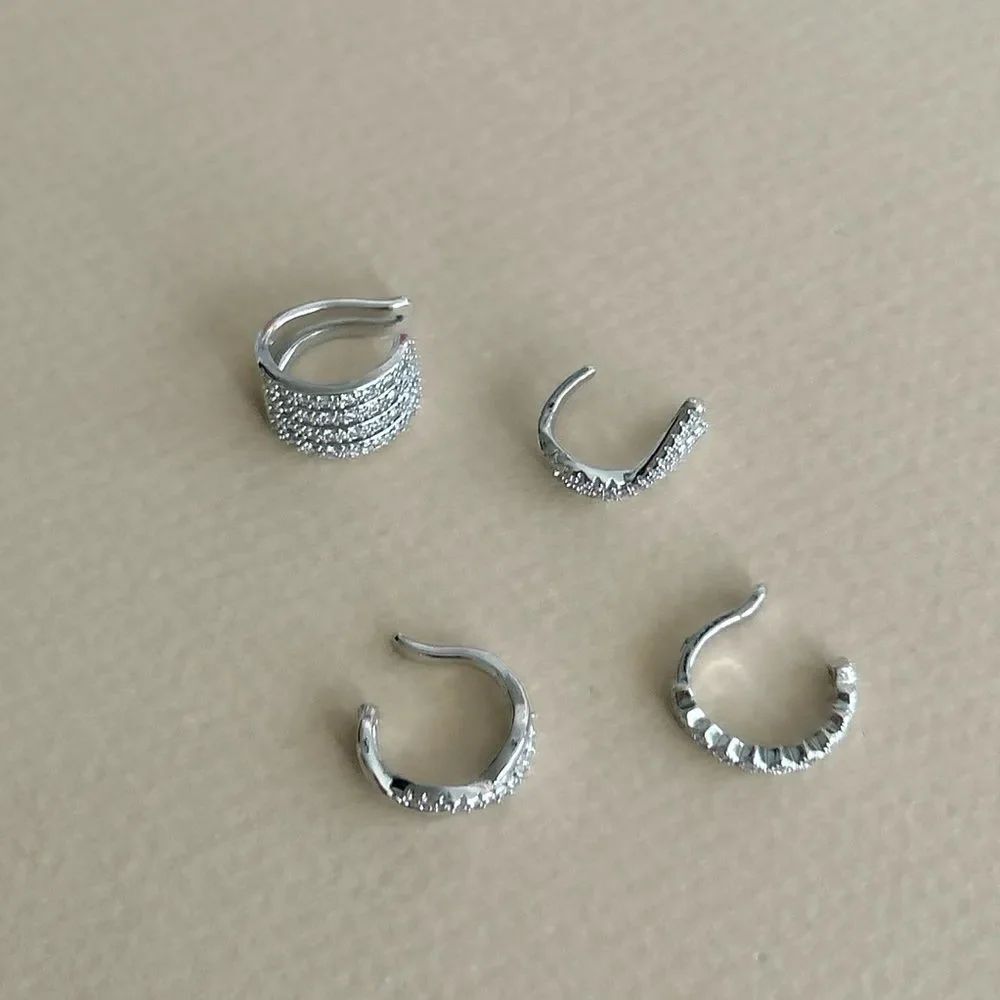 Crystal Ear Cuff Set #2000 - Picture 4 of 5